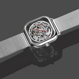 CIGA Design C Series Full Hollow Mechanical Watch Silver