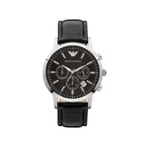 Emporio Armani Men’s Classic Chronograph Watch AR2447 - Black Front