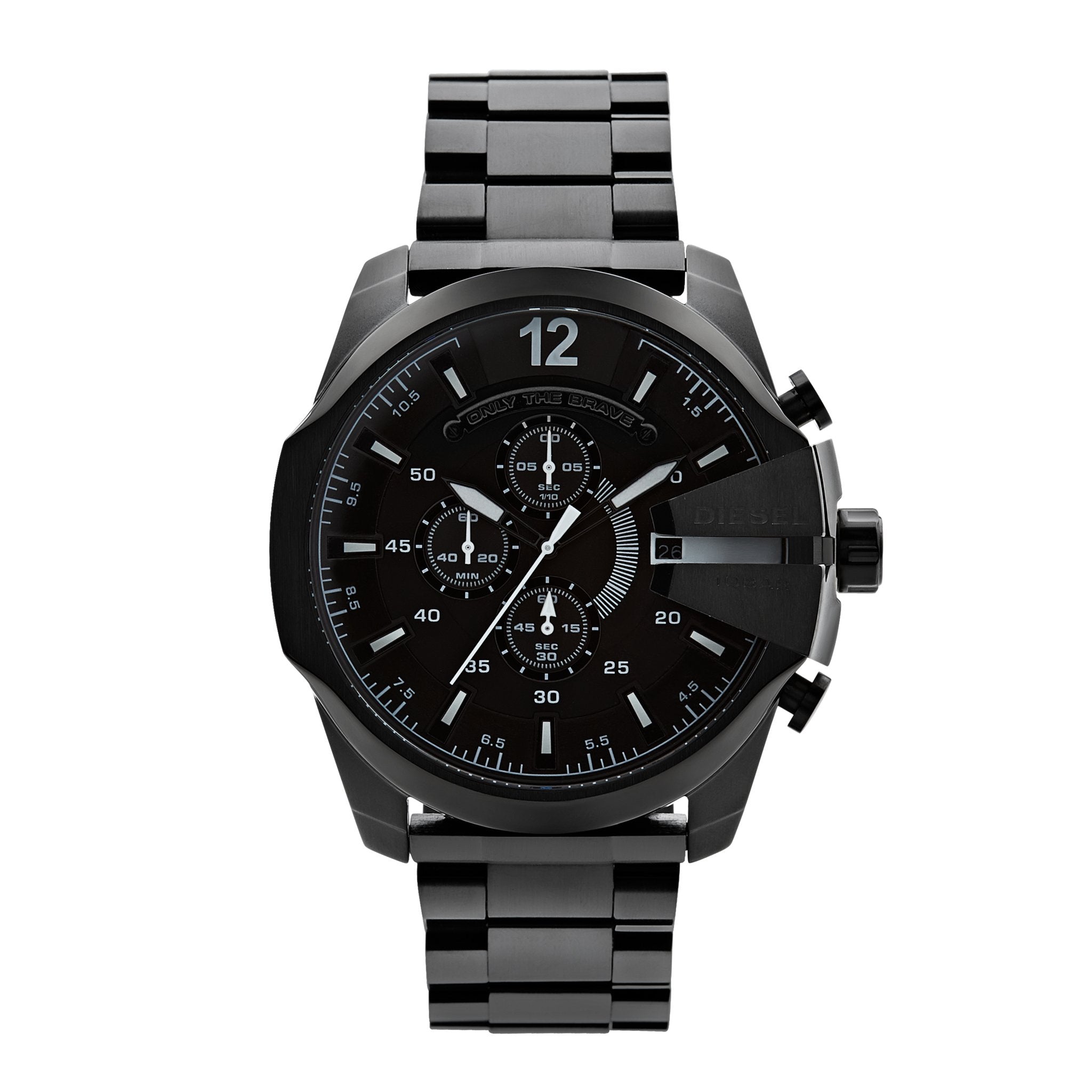 Diesel Mega Chief Chronograph Watch DZ4283 Black - Front