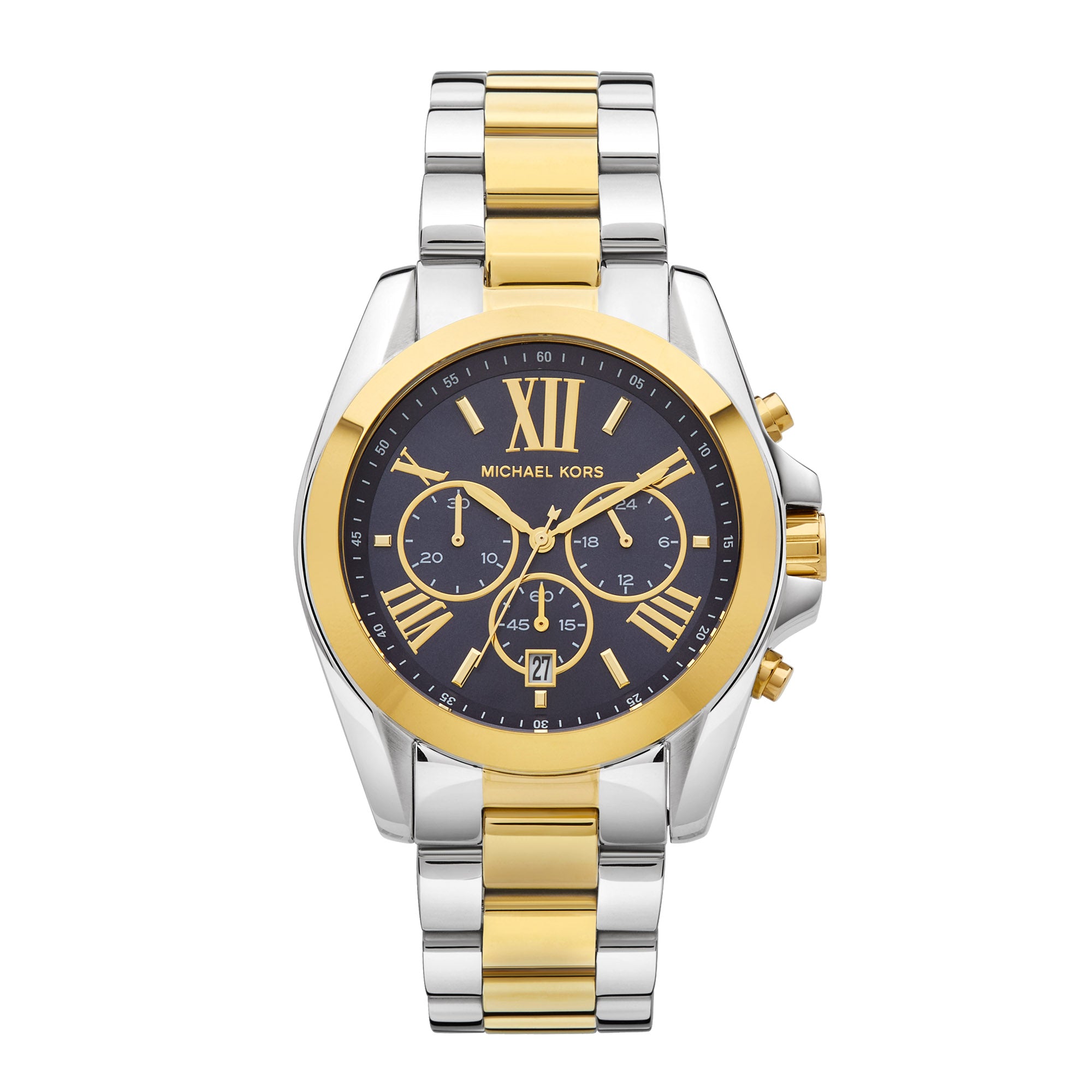 Michael Kors Bradshaw Chronograph Watch MK5976 Blue/Gold MODE