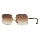 Ray-Ban Square Gradient RB1971 Sunglasses - Light Brown/Gold