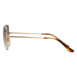 Ray-Ban Square Gradient RB1971 Sunglasses - Light Brown/Gold
