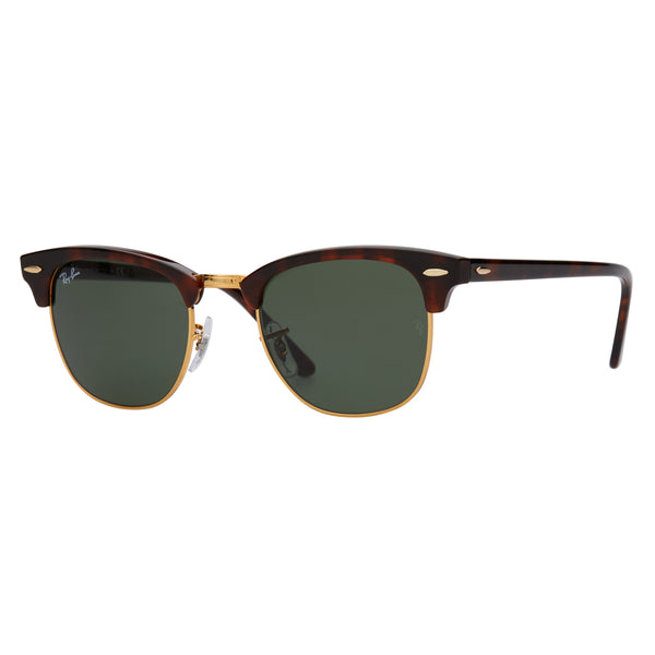 Ray-Ban Clubmaster RB3016 Tortoise Sunglasses - Angle