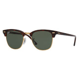Ray-Ban Clubmaster RB3016 Sunglasses Tortoise - Angle