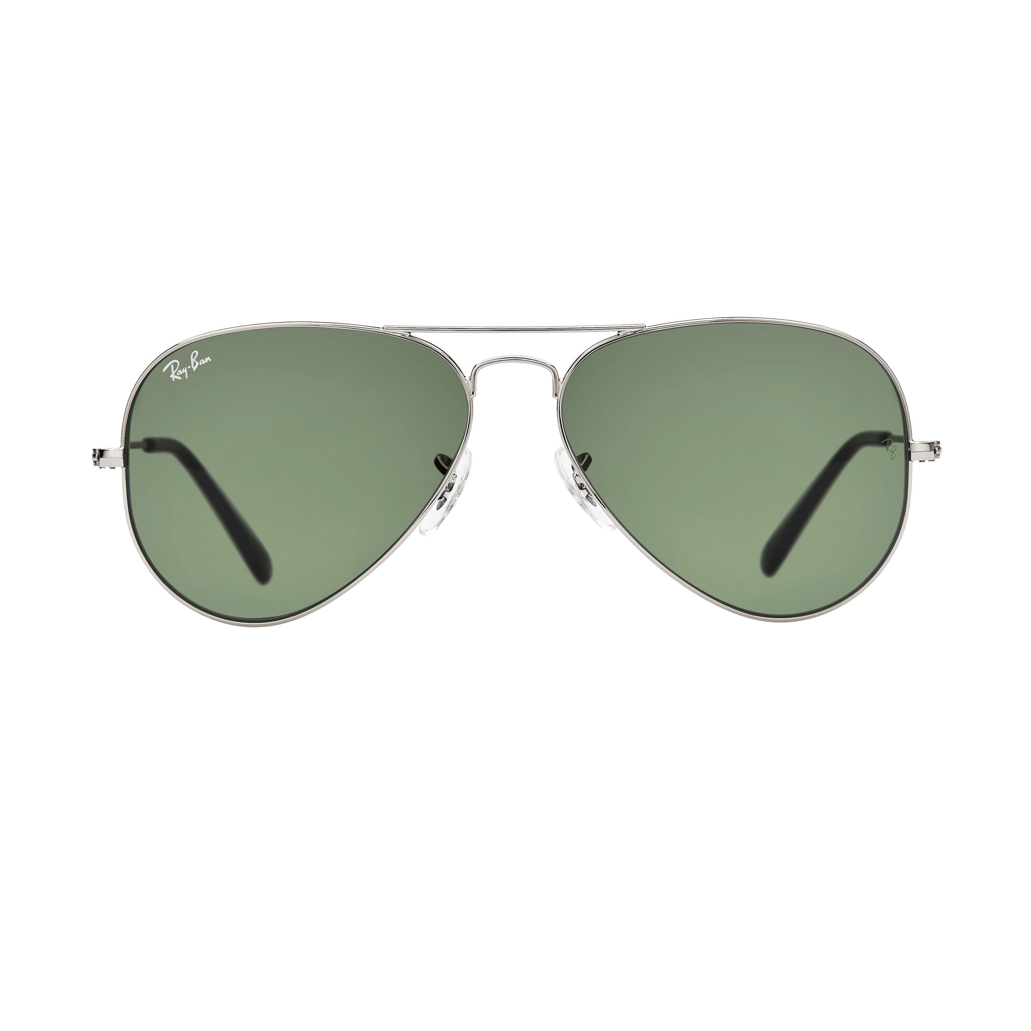 Ray-Ban Aviator RB3025 Sunglasses - Gunmetal/Green Front