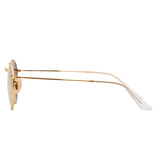 Ray-Ban Round Flash RB3447 Sunglasses - Pink/Gold Side