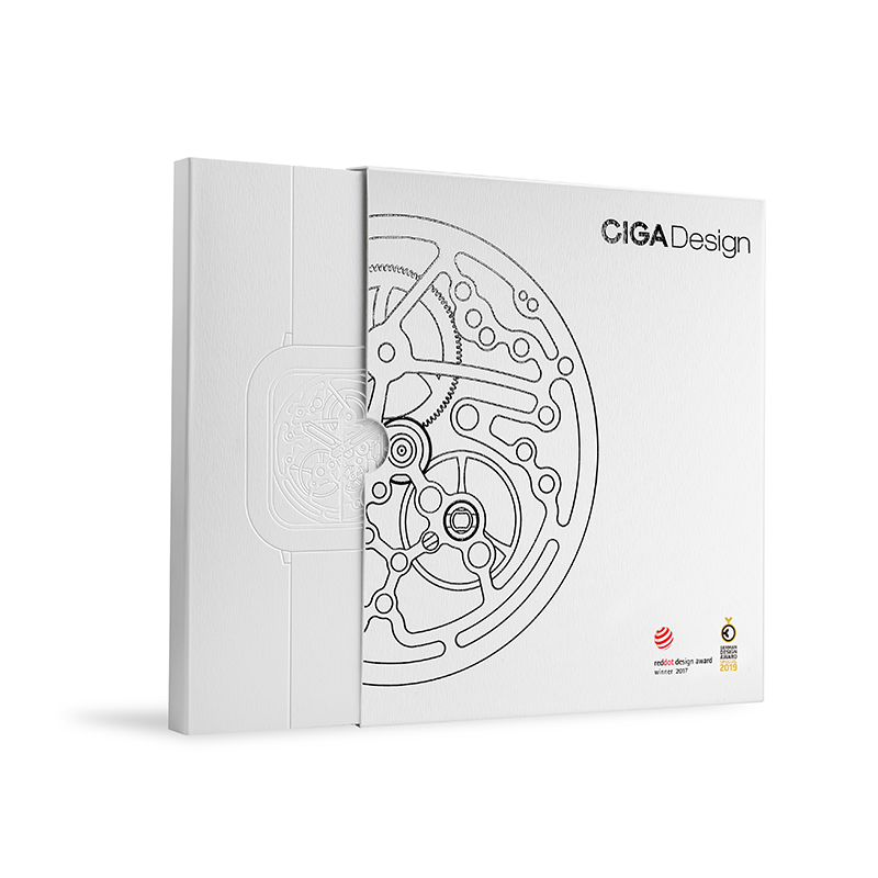 CIGA Design C Series Full Hollow Mechanical Watch Silver