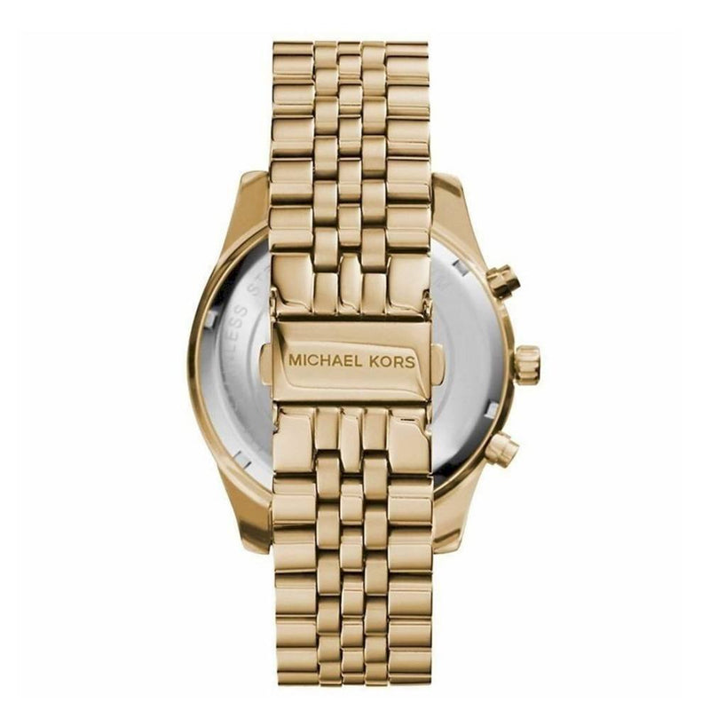 Michael Kors Lexington Chronograph Watch MK8446 - Gold/Green