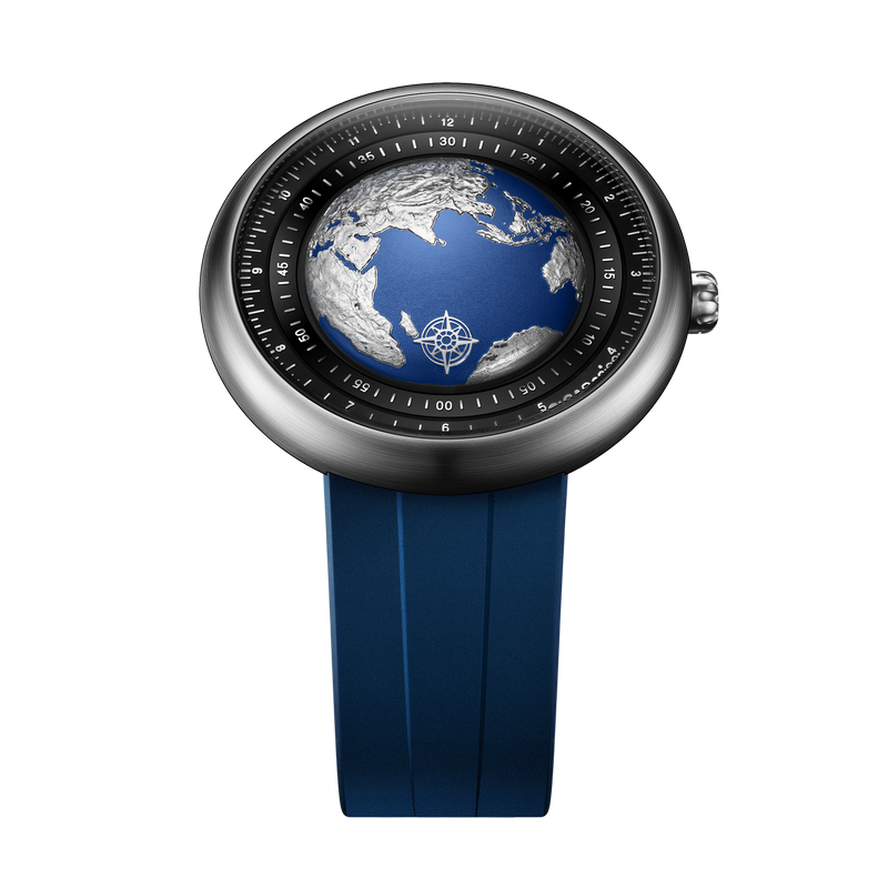 CIGA Design Series U Blue Planet Titanium Automatic Mechanical Watch