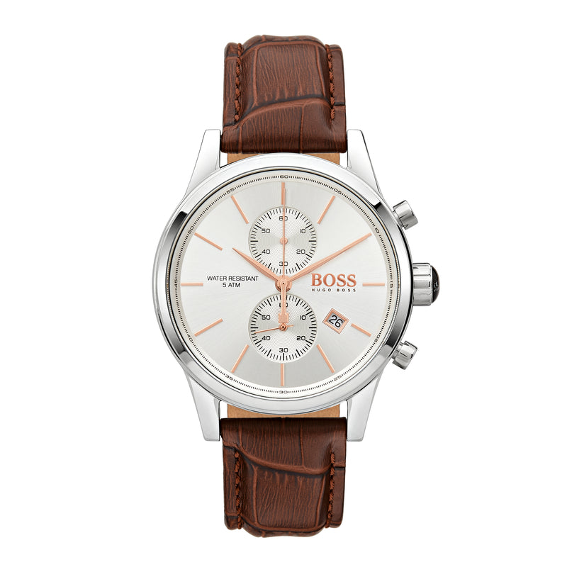 Hugo Boss Jet Chronograph Watch Brown 1513280 - Front