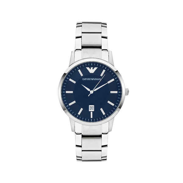 Emporio Armani Renato Watch AR11180 Blue/Silver - Front