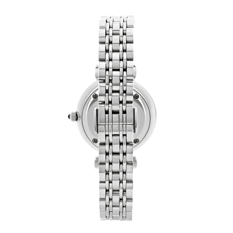 Emporio Armani Gianni T-Bar Watch Silver AR1682 - Back