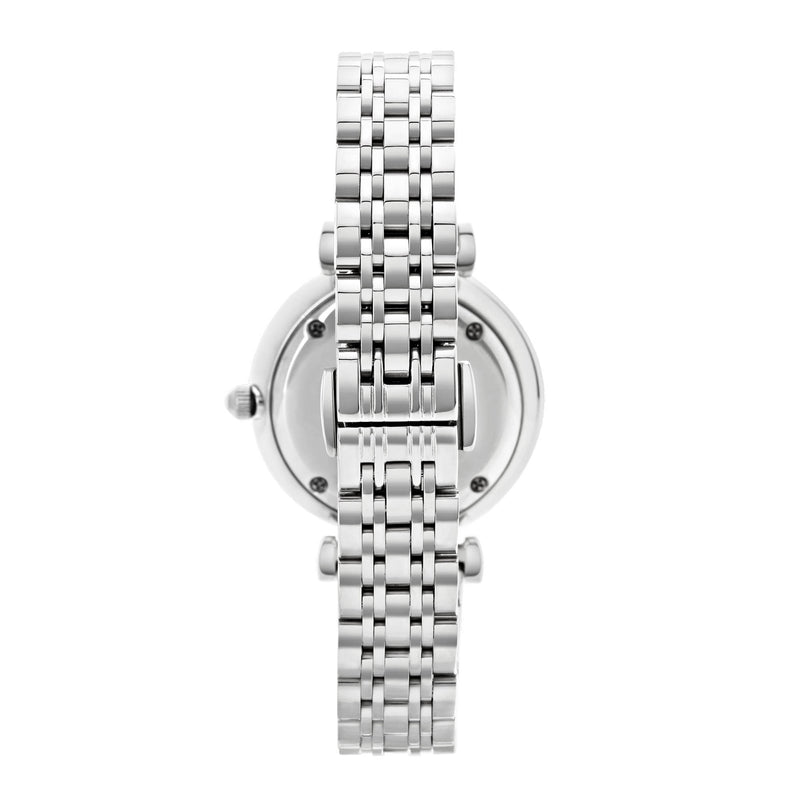 Emporio Armani Gianni T-Bar Watch AR1925 Silver - Back