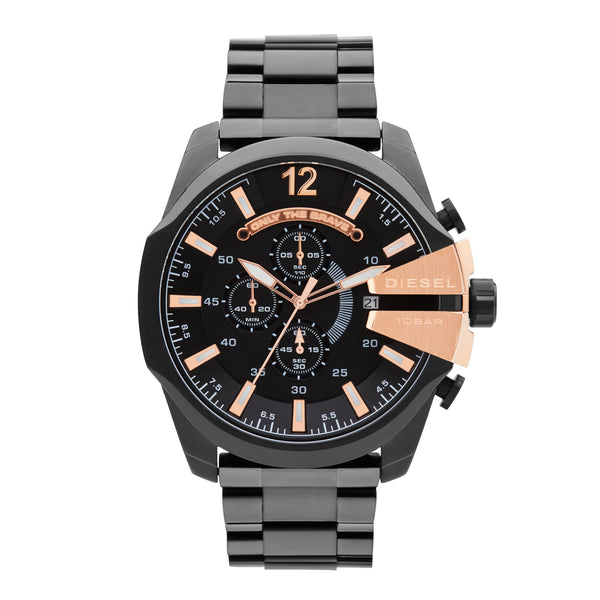 Diesel Mega Chief Chronograph Watch DZ4309 Rose Gold - Front