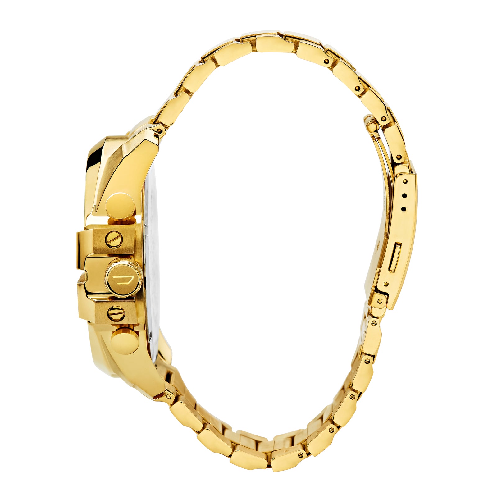 Gold Diesel 4360 Diesel Mega Chief Chronograph Watch DZ4360 Gold