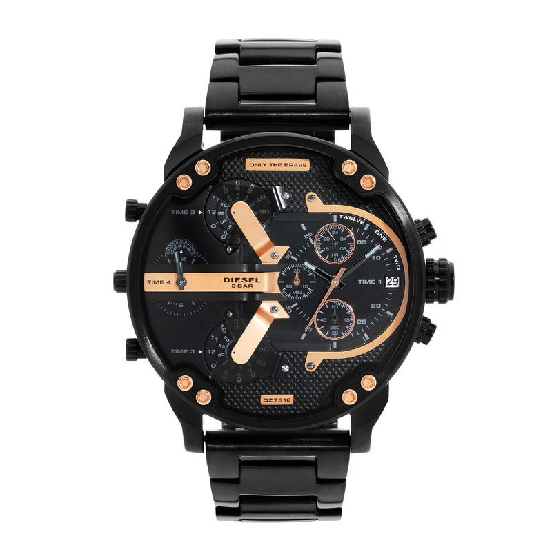 Diesel Mr. Daddy 2.0 Chronograph Watch Rose Gold DZ7312 - Front