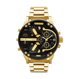 Diesel Mr. Daddy 2.0 Men’s Chronograph Watch Black/Gold DZ7333 - Front