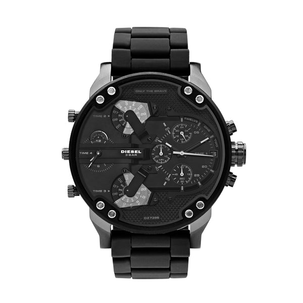 Diesel Mr. Daddy 2.0 Men’s Chronograph Watch Black DZ7396 - Front