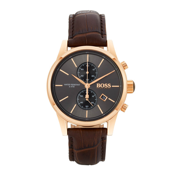 Hugo Boss Jet Chronograph Watch Brown 1513281 - Front