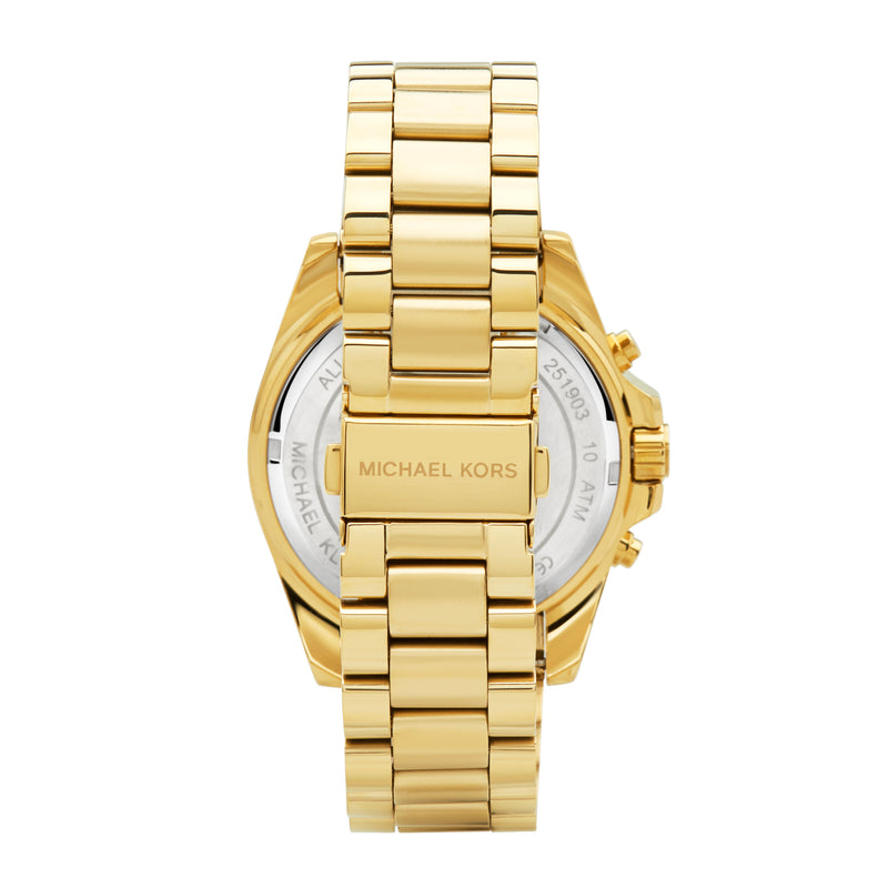 Michael Kors Bradshaw Chronograph Watch Gold MK5739 - Back