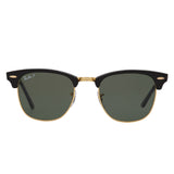 Ray-Ban Clubmaster RB3016 Polarised Black Sunglasses - Front