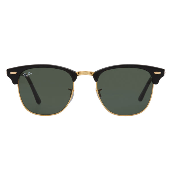 Ray-Ban Clubmaster RB3016 Sunglasses Black - Front