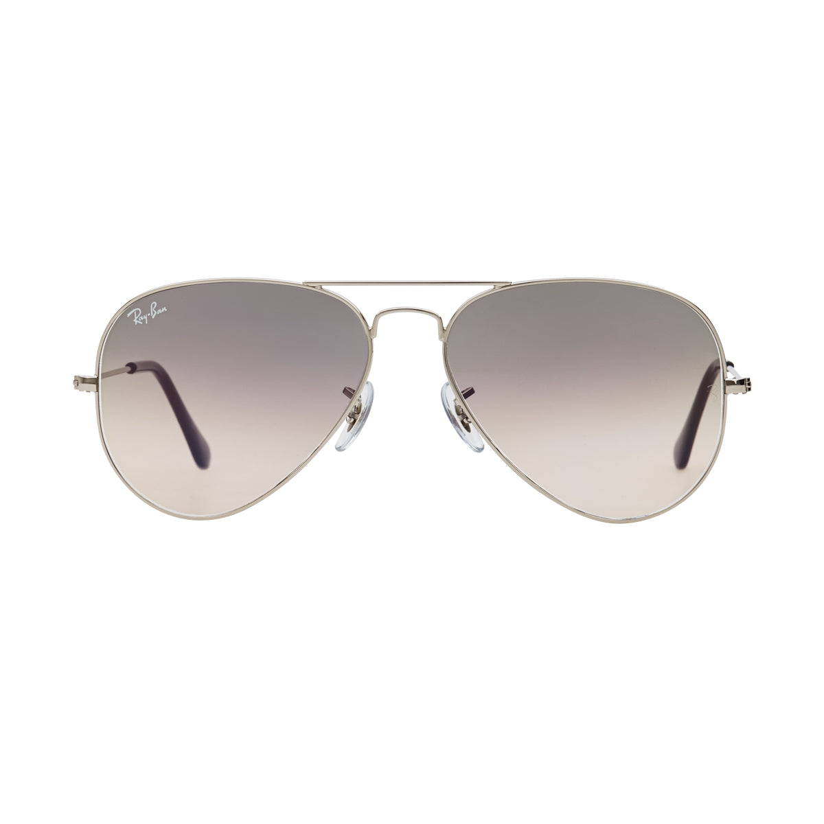 Ray-Ban Aviator Gradient RB3025 Sunglasses - Grey/Silver Front