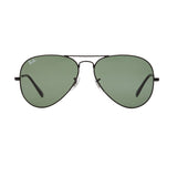 Ray-Ban Aviator RB3025 Sunglasses - Black/Green Front