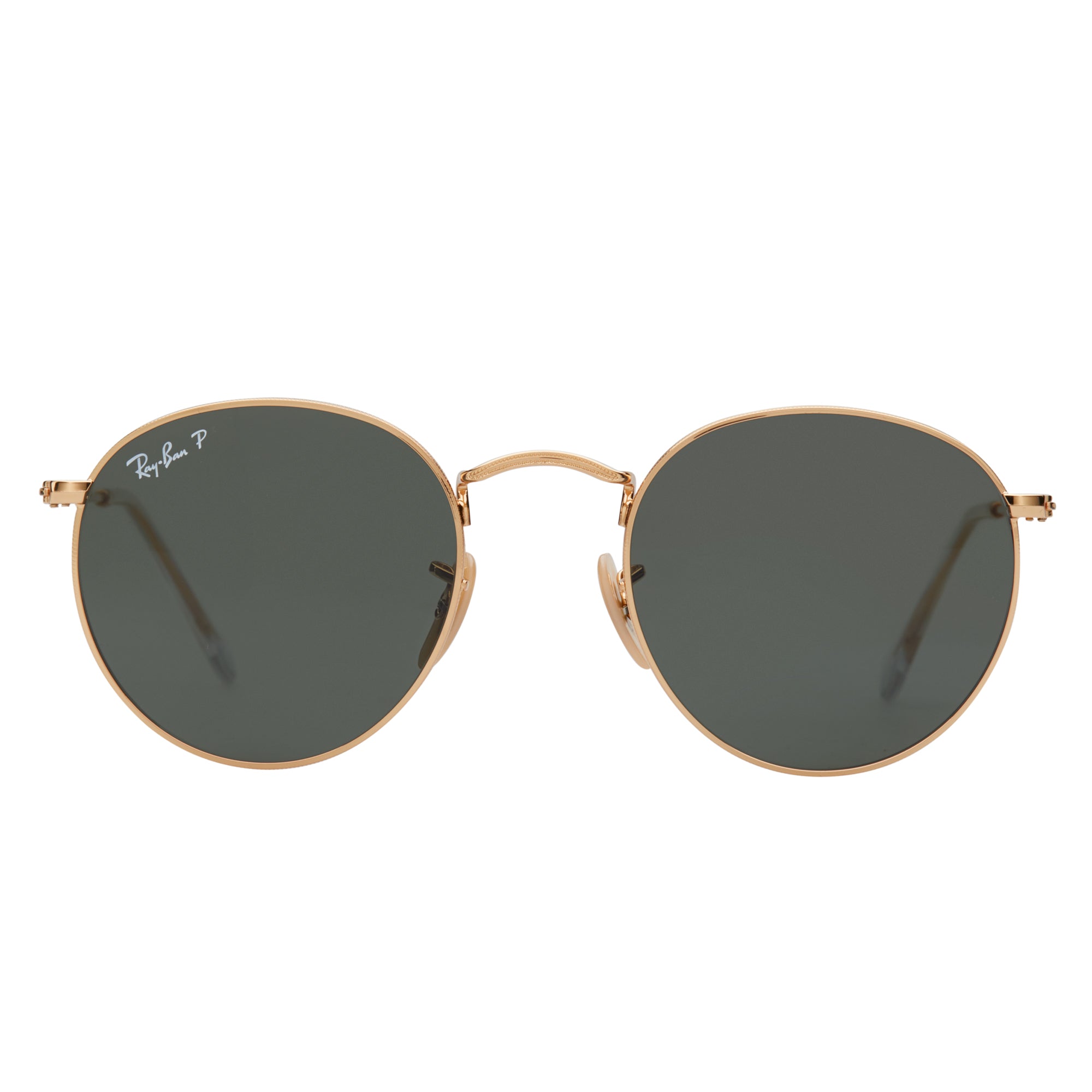 Ray-Ban Round RB3447 Polarised Sunglasses - Front