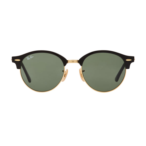 Ray-Ban Clubround RB4246 Sunglasses - Black/Green Front
