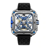CIGA Design X Series Titanium Automatic Mechanical Skeleton Watch - Blue