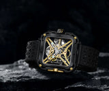 CIGA Design X Series Titanium Automatic Mechanical Skeleton Watch - Gold